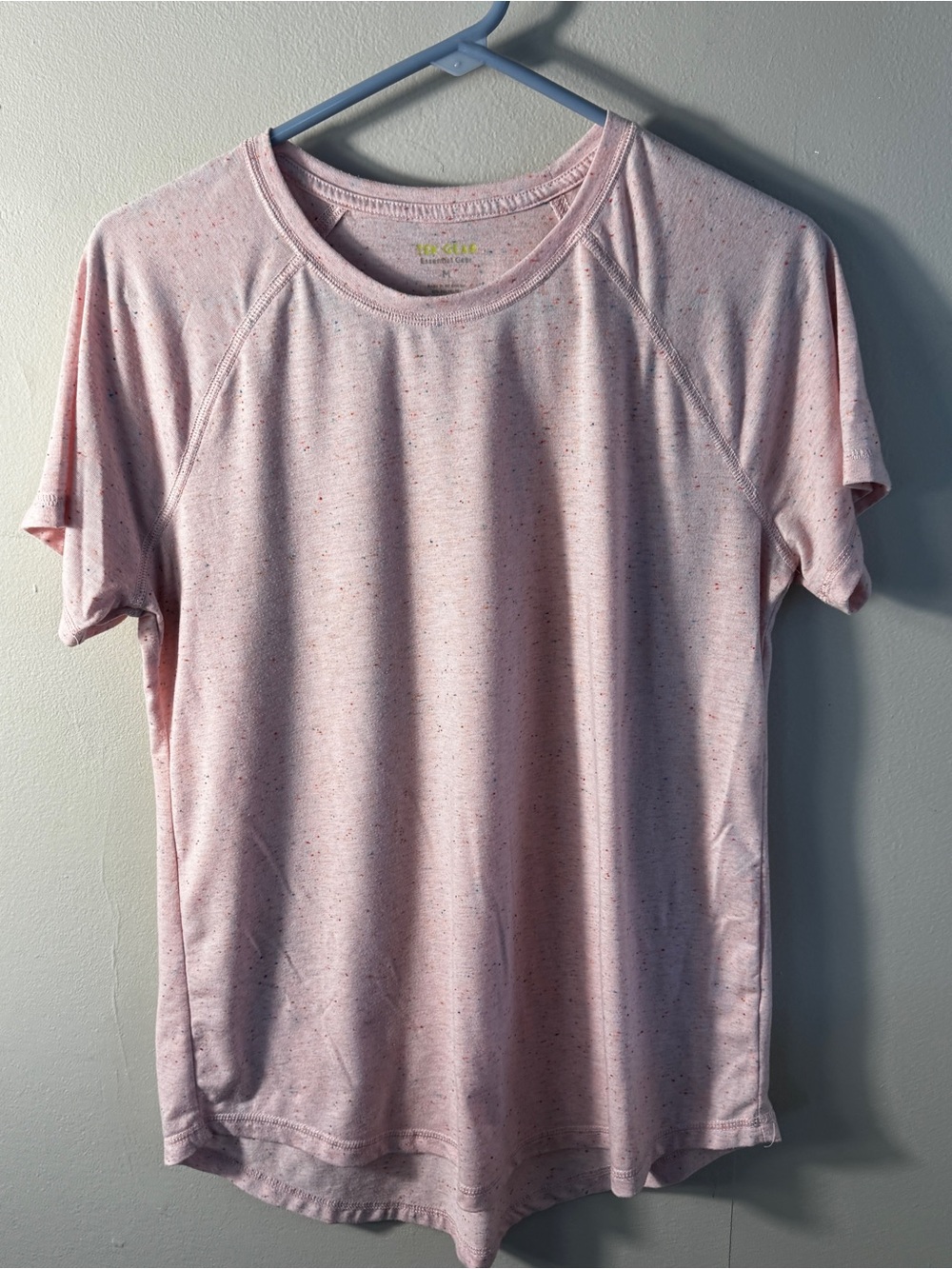 Gap Tek Gear Essential Gear Pink SpeckledAthletic performance Tee Medium